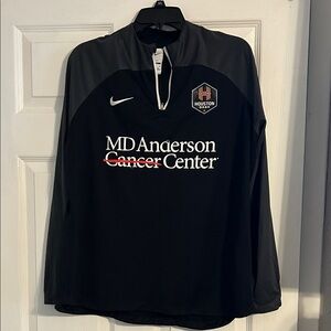 Nike Black Houston Dash Quarter-Zip Pullover